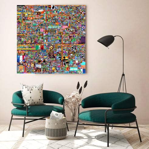Reddit /r/place 2022 Poster, Ultra High Quality 24k